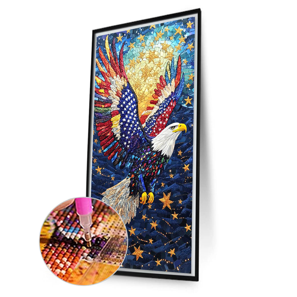 Eagle - Full Round Drill Diamond Painting 40*70CM