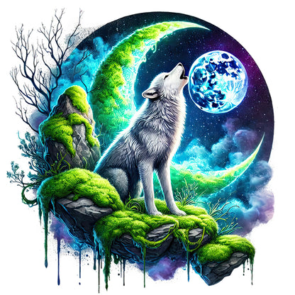 Wolf - Full Round Drill Diamond Painting 30*30CM