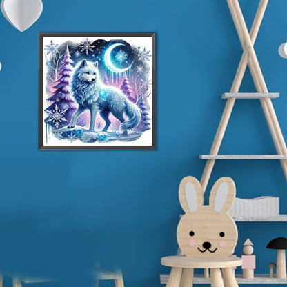 Wolf - Full Round Drill Diamond Painting 30*30CM