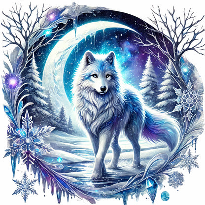 Wolf - Full Round Drill Diamond Painting 30*30CM