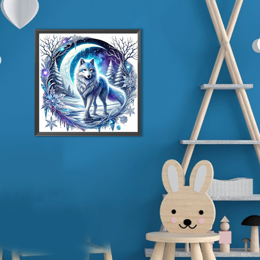 Wolf - Full Round Drill Diamond Painting 30*30CM