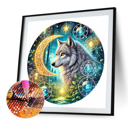 Wolf - Full Round Drill Diamond Painting 30*30CM