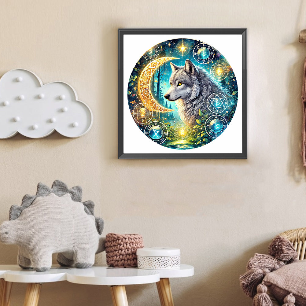 Wolf - Full Round Drill Diamond Painting 30*30CM