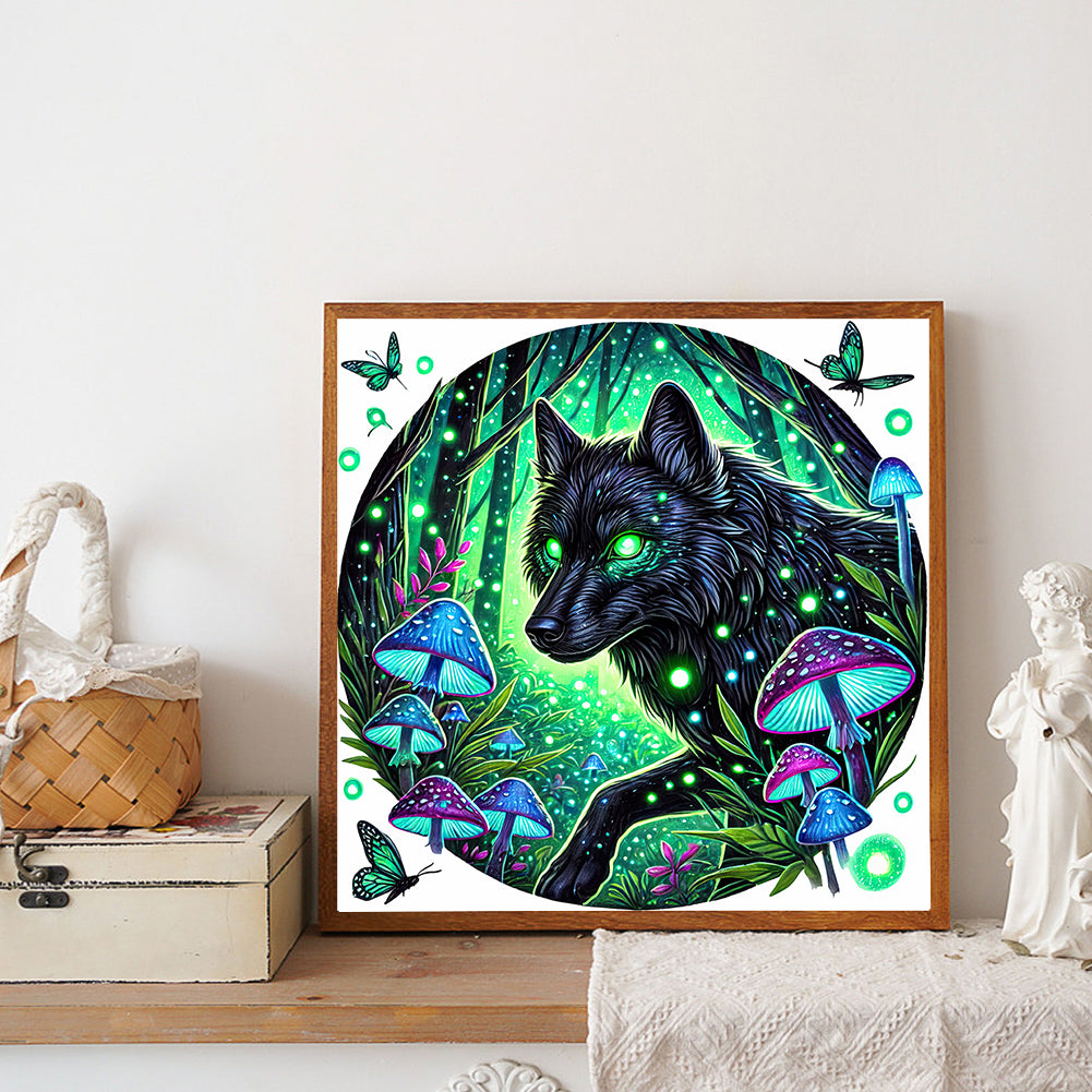 Wolf - Full Round Drill Diamond Painting 30*30CM