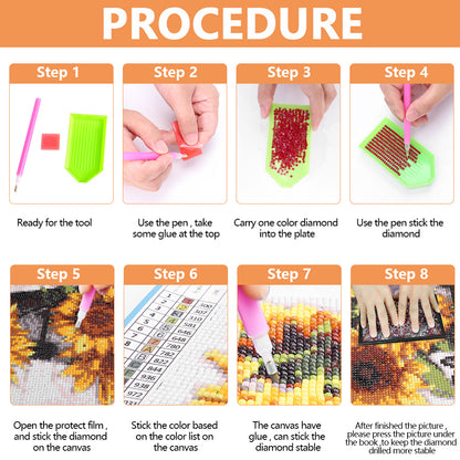 Peacocks In Green Pine Shadows - Full Square Drill Diamond Painting 40*70CM