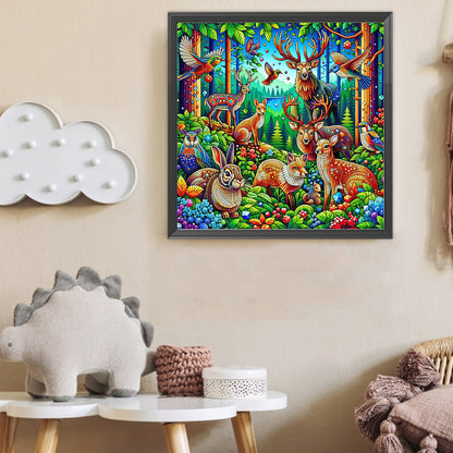 Shining Animals - Full Round Drill Diamond Painting 40*40CM