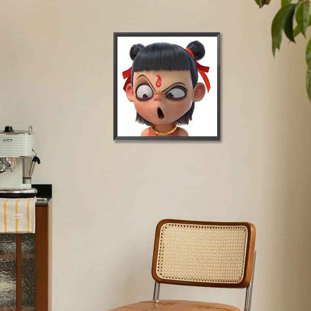 Nezha - Full Round Drill Diamond Painting 30*30CM