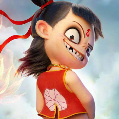 Nezha - Full Round Drill Diamond Painting 30*30CM