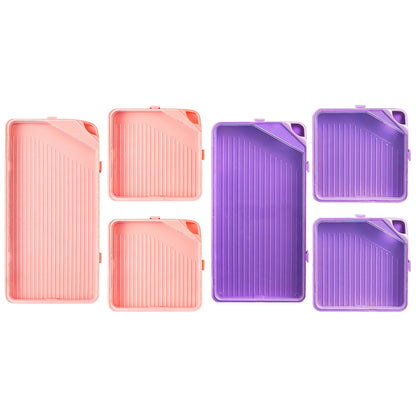 6 Pcs Diamond Art Trays Plastic Rhinestone Tray Organizer Diamond Painting Trays