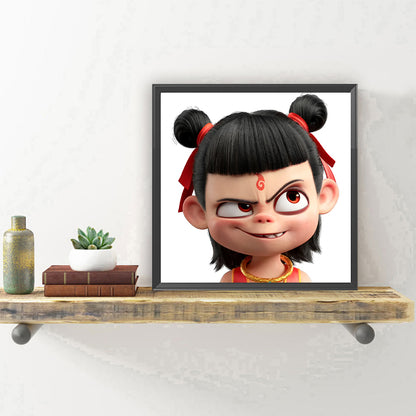 Nezha - Full Round Drill Diamond Painting 30*30CM