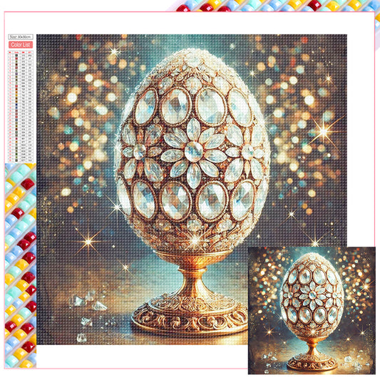 Easter Brilliant Egg - Full Square Drill Diamond Painting 30*30CM