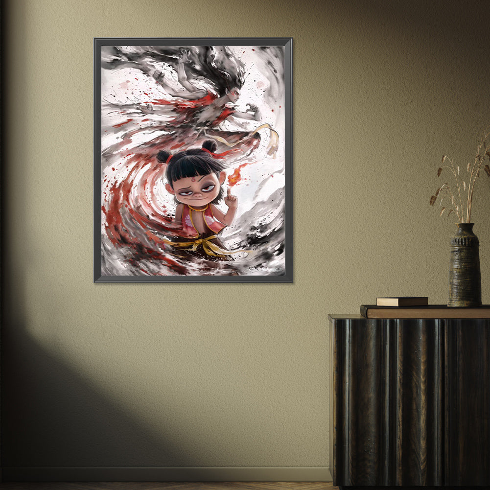 Nezha - Full Square Drill Diamond Painting 40*50CM