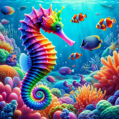 Colorful Animals - Full Round Drill Diamond Painting 30*30CM