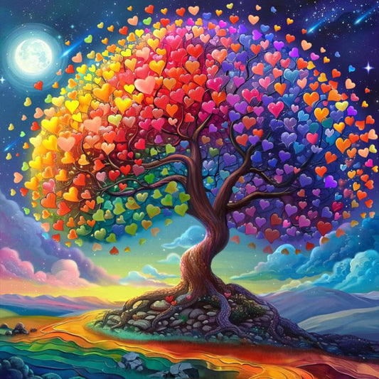Colorful Tree Of Life - Full Round Drill Diamond Painting 30*30CM