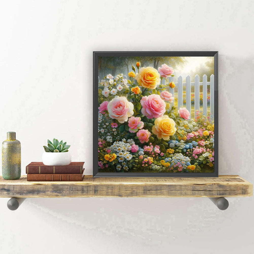 Garden Corner - Full Round Drill Diamond Painting 30*30CM