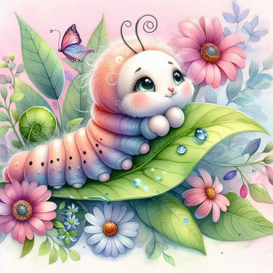 Big Eye Baby Bug - Full Round Drill Diamond Painting 30*30CM