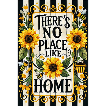 No Place Like Home - Full Round Drill Diamond Painting 30*45CM