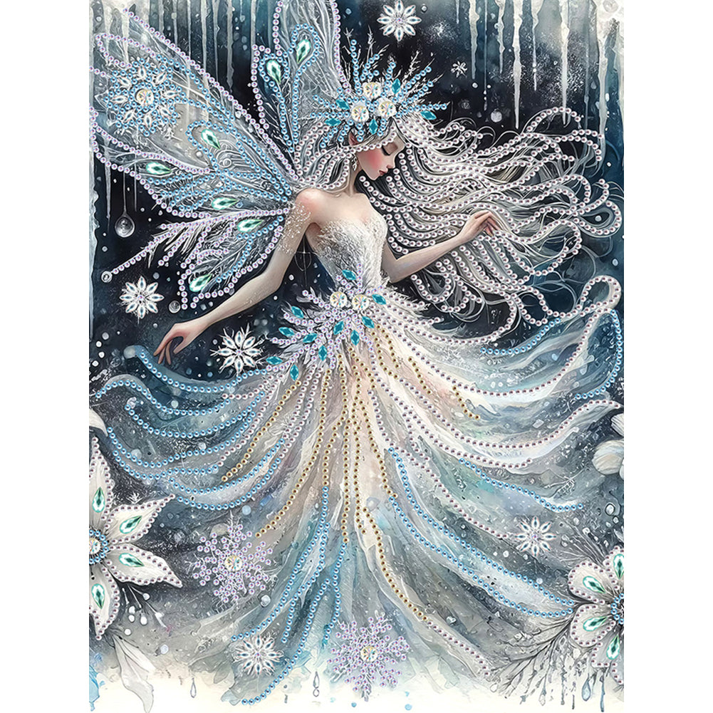 Elf Girl - Special Shaped Drill Diamond Painting 30*40CM