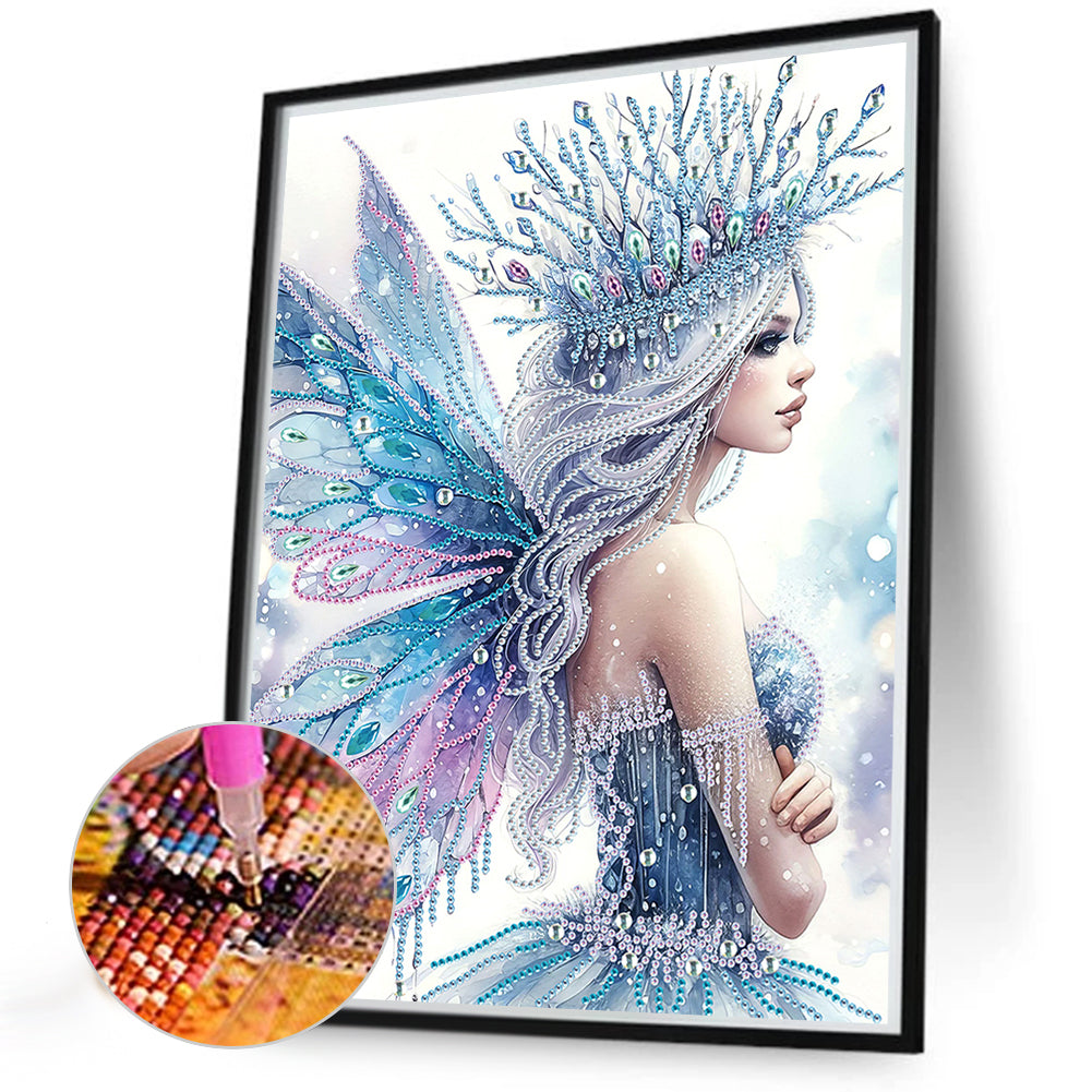 Elf Girl - Special Shaped Drill Diamond Painting 30*40CM