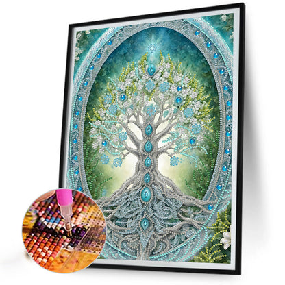 Dream Tree Of Life - Special Shaped Drill Diamond Painting 30*40CM