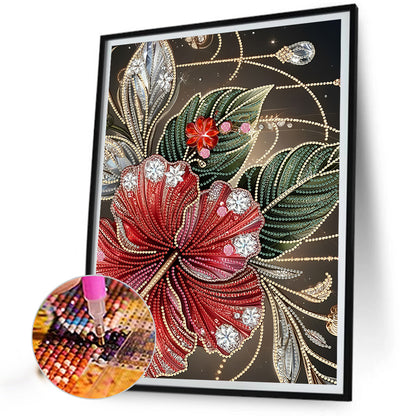 Dream Poppy - Special Shaped Drill Diamond Painting 30*40CM