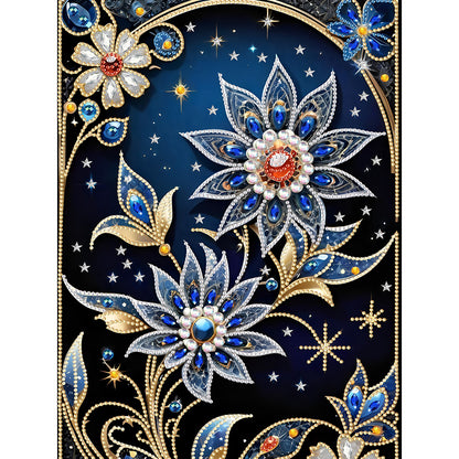 Dream Flower - Special Shaped Drill Diamond Painting 30*40CM