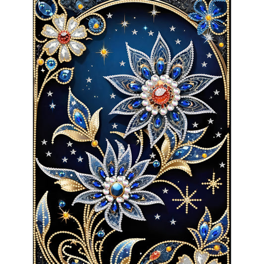 Dream Flower - Special Shaped Drill Diamond Painting 30*40CM