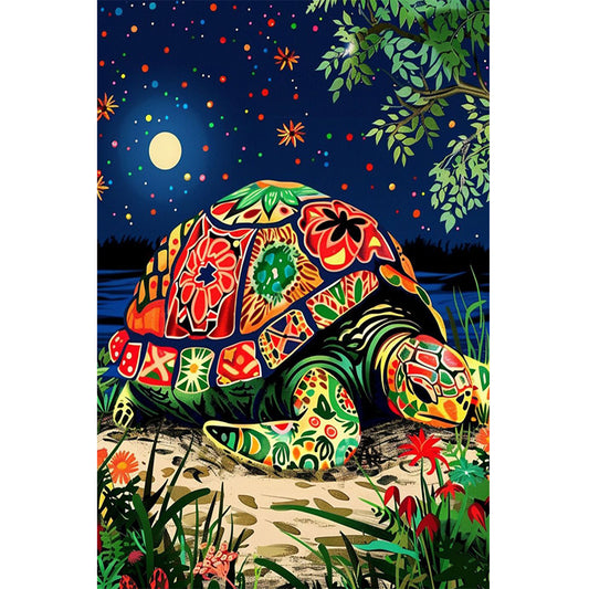 Sea Turtle - Full Round Drill Diamond Painting 40*60CM