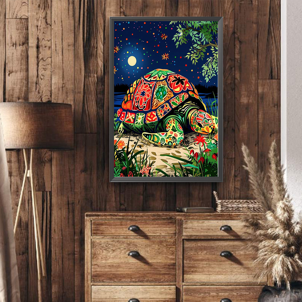 Sea Turtle - Full Round Drill Diamond Painting 40*60CM