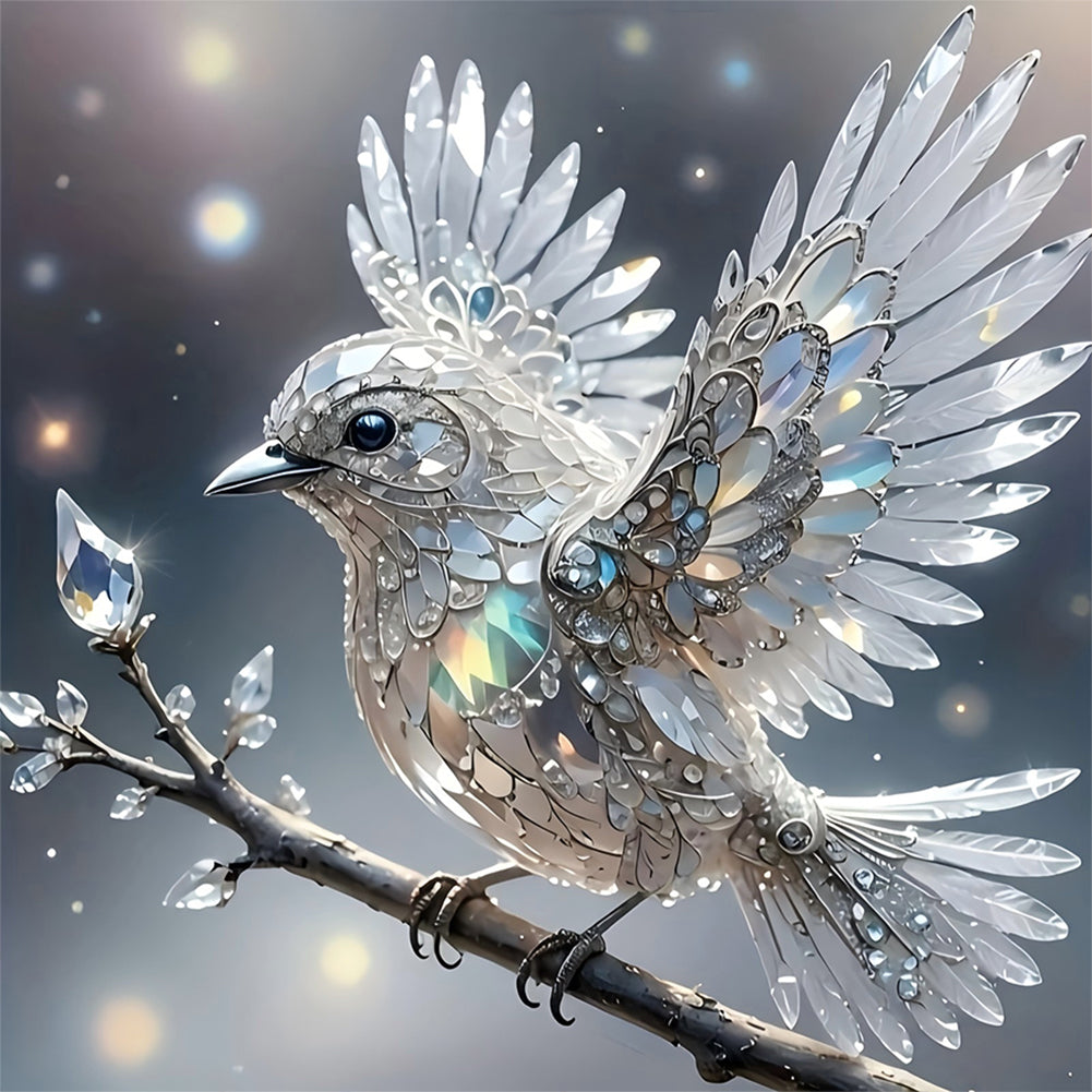 Crystal Bird - Full Round Drill Diamond Painting 30*30CM