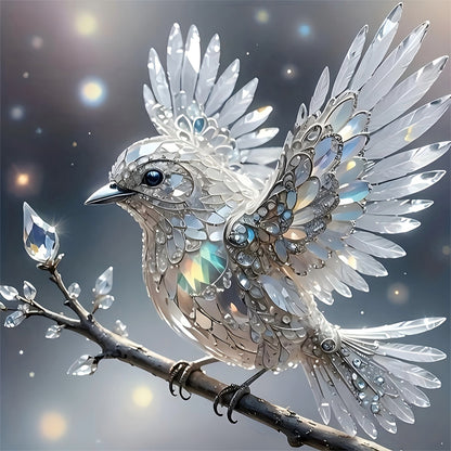 Crystal Bird - Full Round Drill Diamond Painting 30*30CM