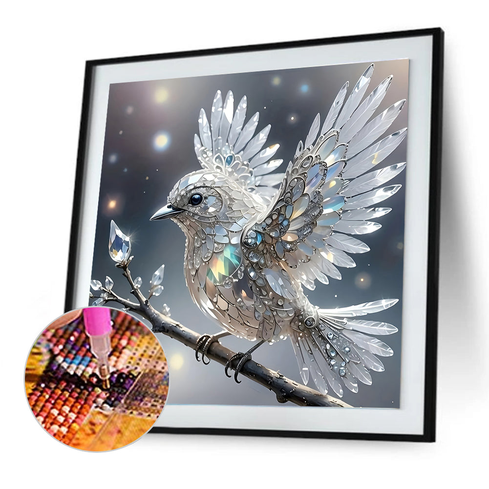 Crystal Bird - Full Round Drill Diamond Painting 30*30CM