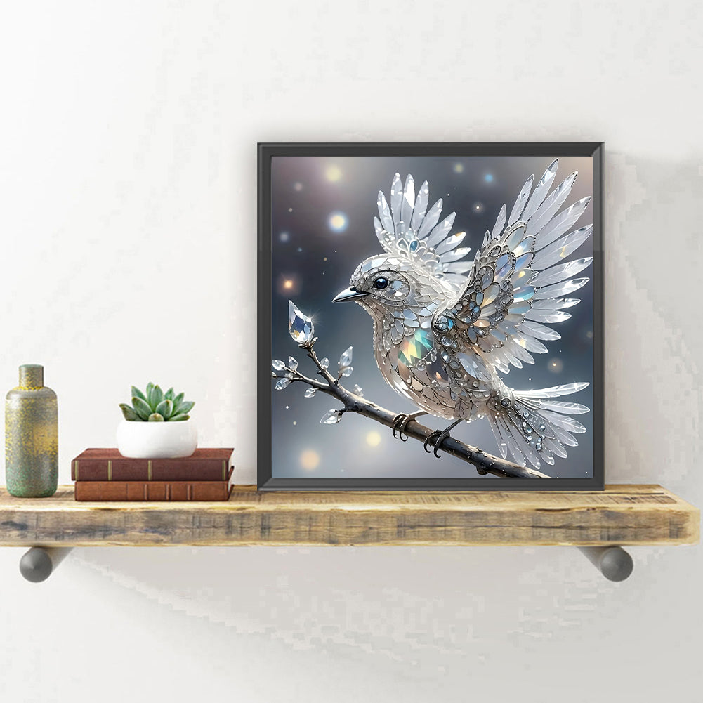 Crystal Bird - Full Round Drill Diamond Painting 30*30CM
