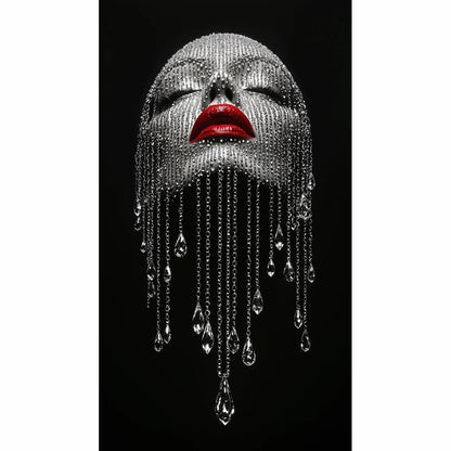 Water Drop Woman - Full AB Round Drill Diamond Painting 40*70CM