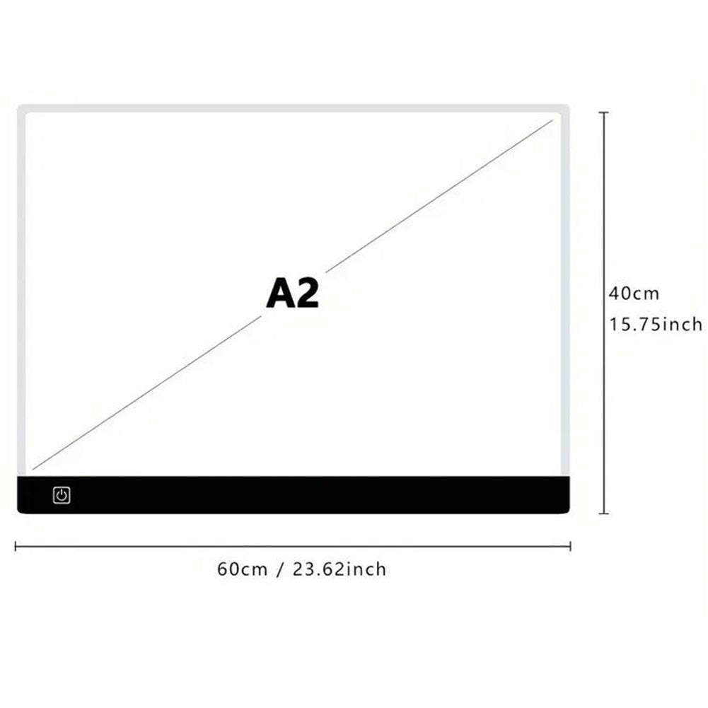 LED Light Box Tracing Light Pad 3 Level Dimmable LED Art Tracing Pad for Tracing