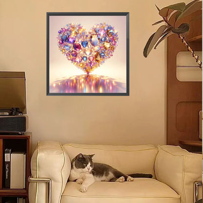 Bright Love - Full Square Drill Diamond Painting 30*30CM