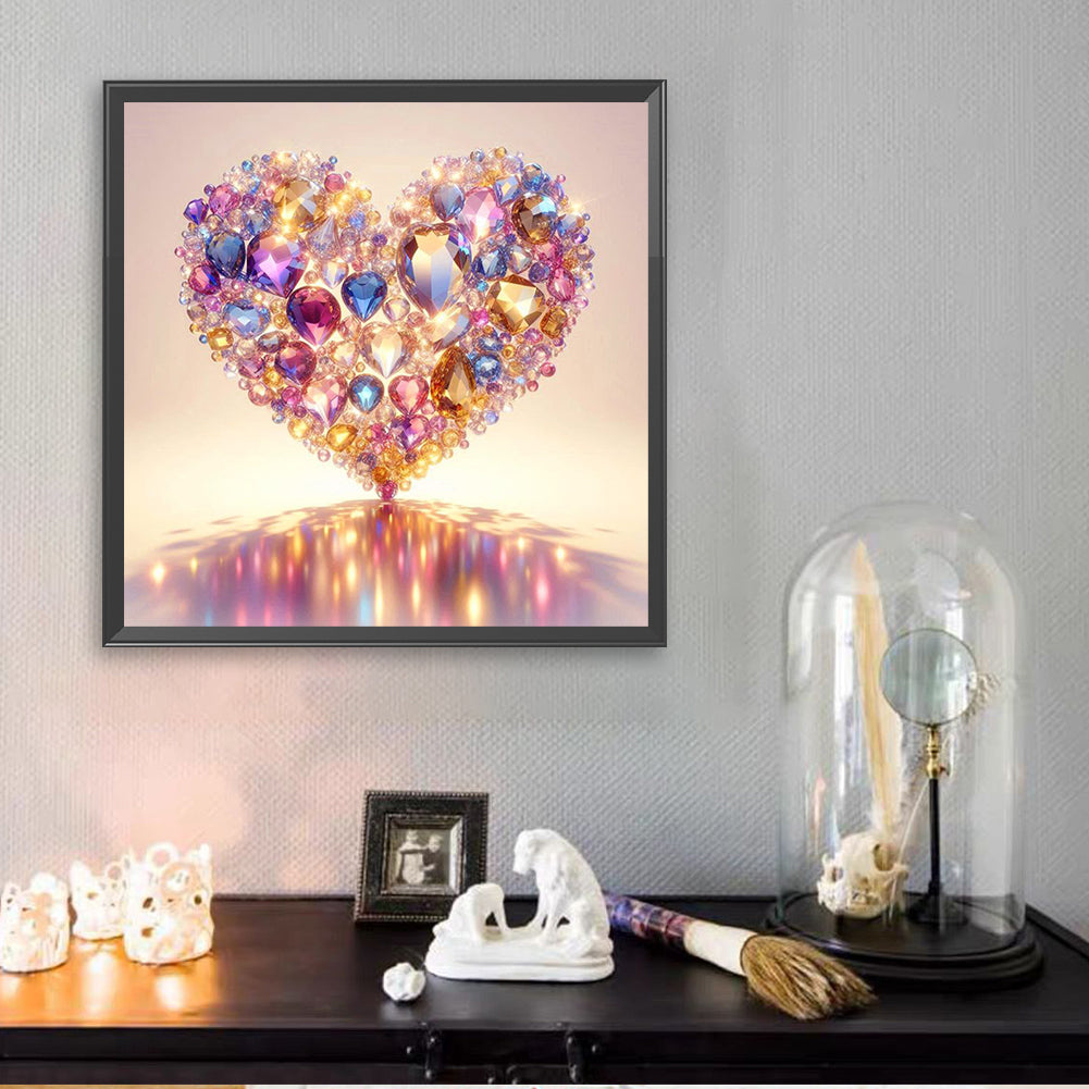 Bright Love - Full Square Drill Diamond Painting 30*30CM