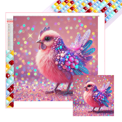 Shining Diamond Stone Chicks - Full Square Drill Diamond Painting 40*40CM