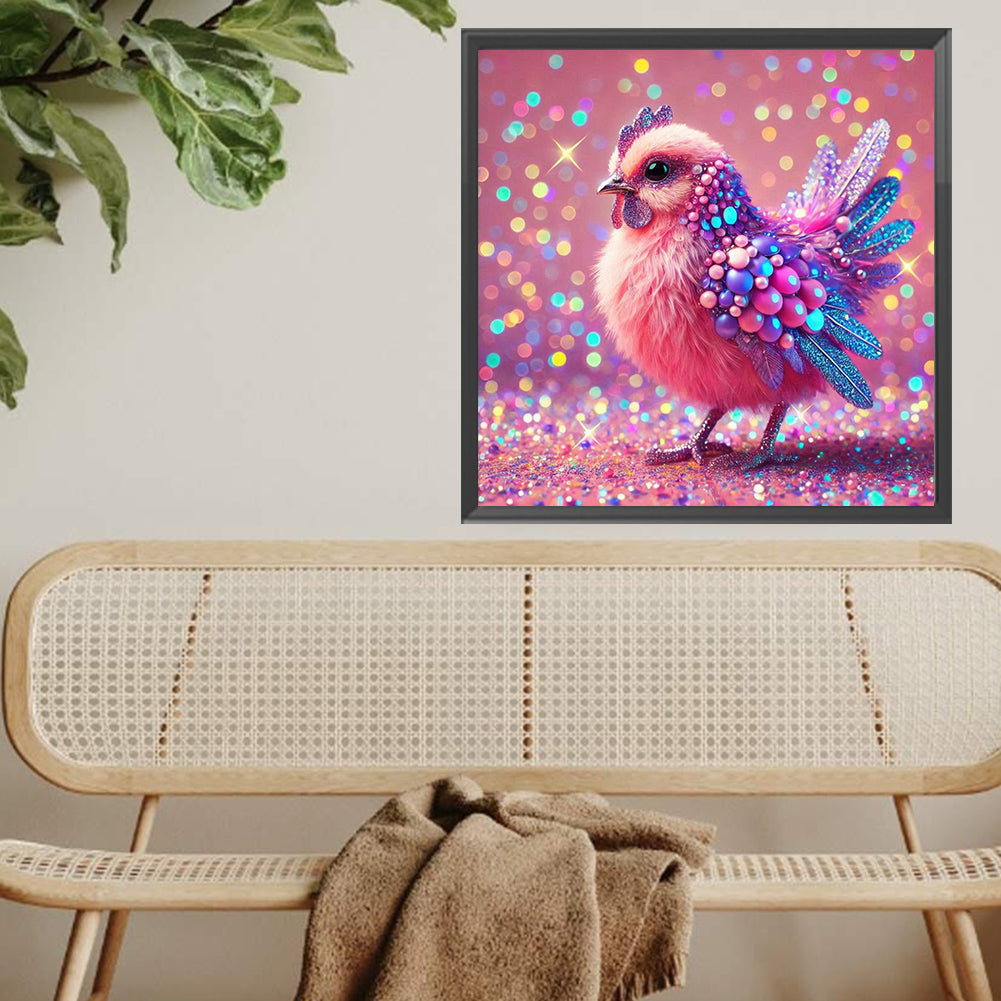 Shining Diamond Stone Chicks - Full Square Drill Diamond Painting 40*40CM