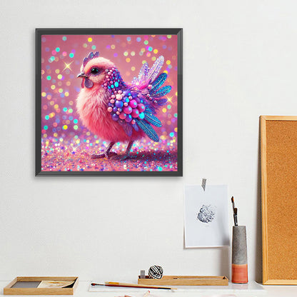 Shining Diamond Stone Chicks - Full Square Drill Diamond Painting 40*40CM