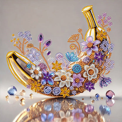 Fruit Banana - Special Shaped Drill Diamond Painting 30*30CM