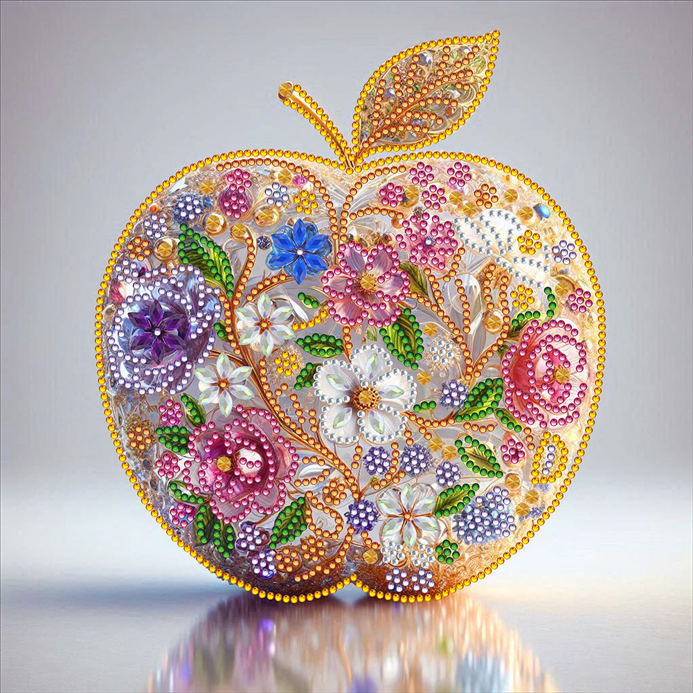 Fruit Apple - Special Shaped Drill Diamond Painting 30*30CM