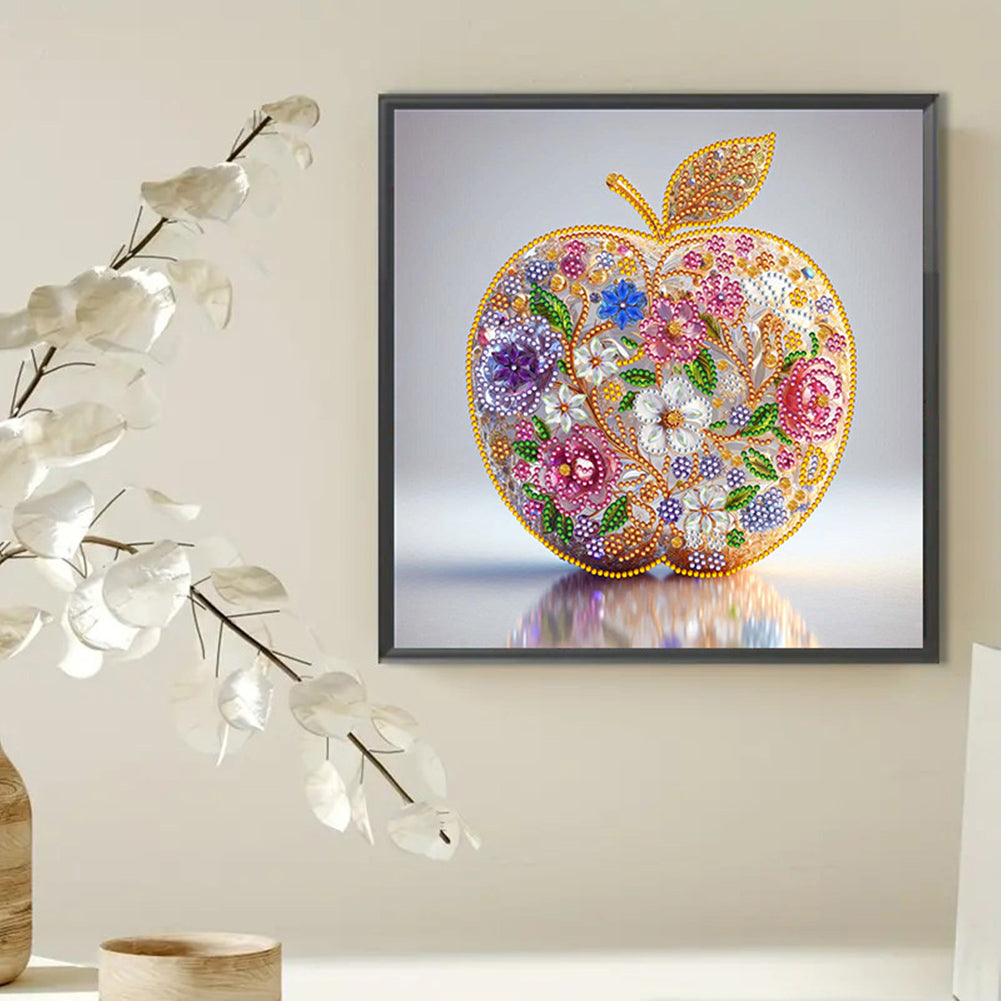 Fruit Apple - Special Shaped Drill Diamond Painting 30*30CM