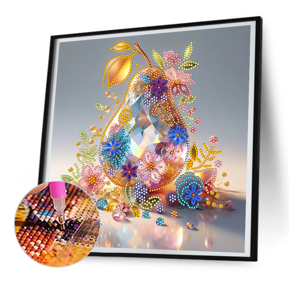 Fruit Pear - Special Shaped Drill Diamond Painting 30*30CM