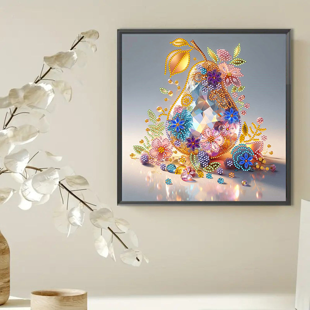 Fruit Pear - Special Shaped Drill Diamond Painting 30*30CM