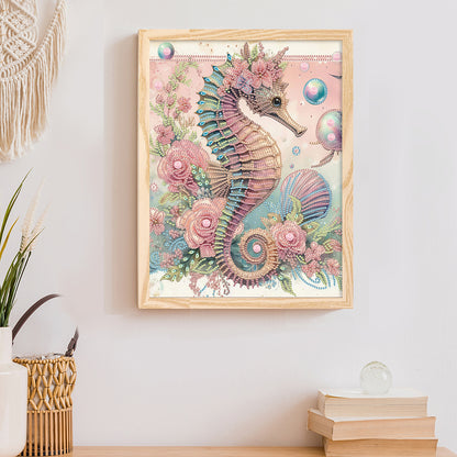 Seahorse - Special Shaped Drill Diamond Painting 30*40CM