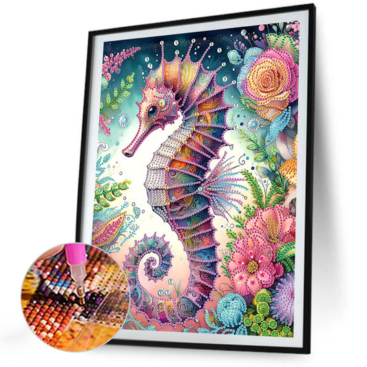 Seahorse - Special Shaped Drill Diamond Painting 30*40CM