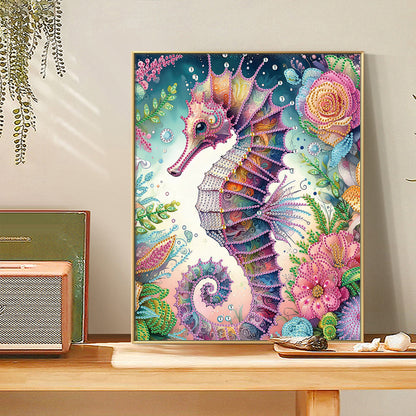Seahorse - Special Shaped Drill Diamond Painting 30*40CM
