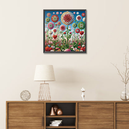 Mandala Garden - Special Shaped Drill Diamond Painting 30*30CM