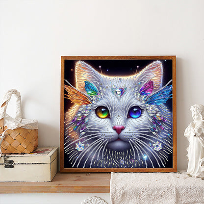 Cat Head - Special Shaped Drill Diamond Painting 30*30CM